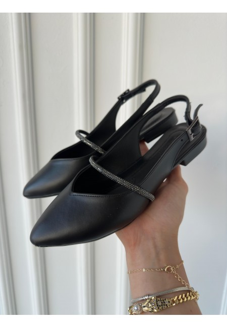 Seja Siyah Cilt Babet Ayakkabı